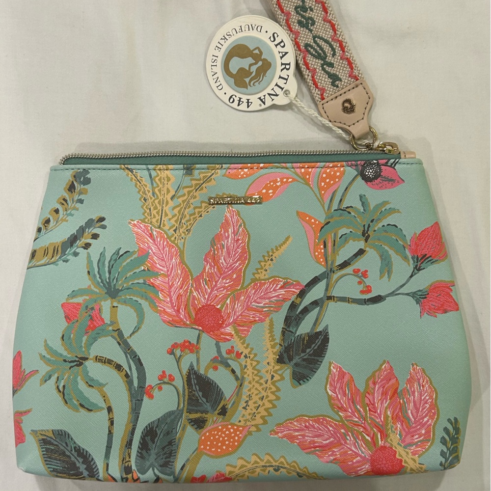 Spartina 449 Floral Women's Bag - Green and Pink